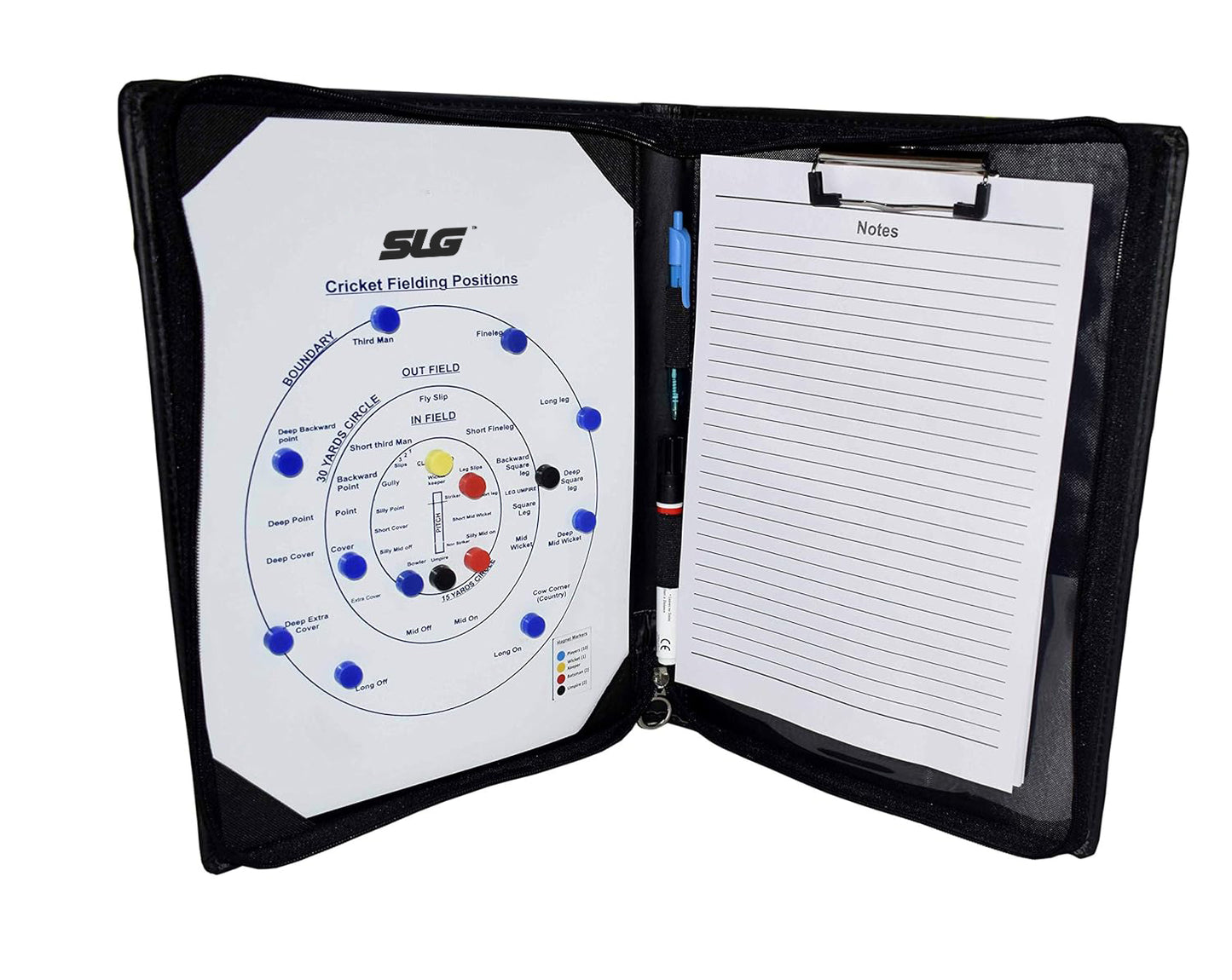 Cricket Coaching Folder With Magnets