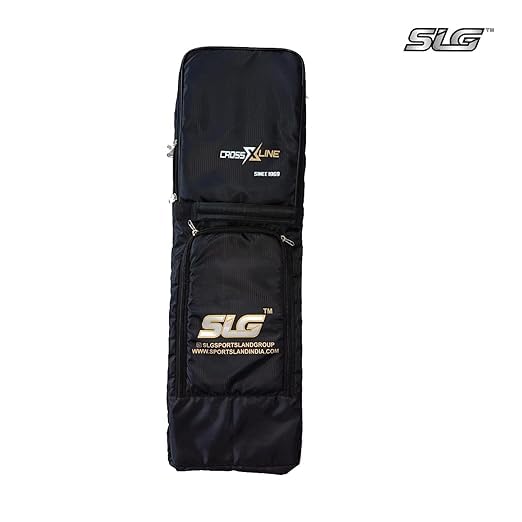 SLG Heavy Plastic Cricket Kit – Full Size | Durable Black Set with Bat, Stumps, Balls & Carry Bag | Ideal for Beginners & Training