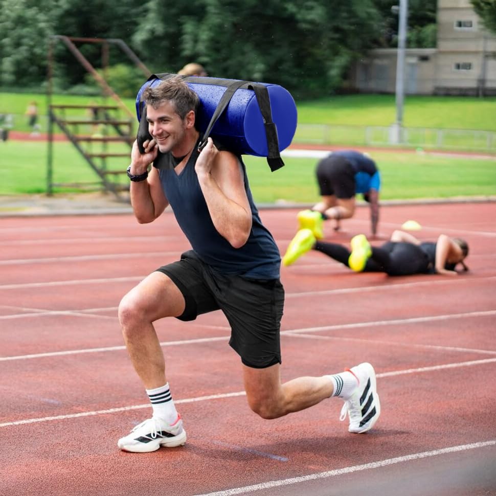 SLG Power Training Filled Fitness Bag,Heavy Duty Workout Sandbag, Cross Training Exercise Equipment (Large) Upto 15 Kg