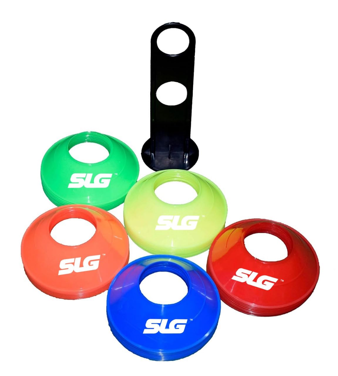 SLG Saucer Cone Mini |Colour :Multicolor|Material:PVC|Packof 40