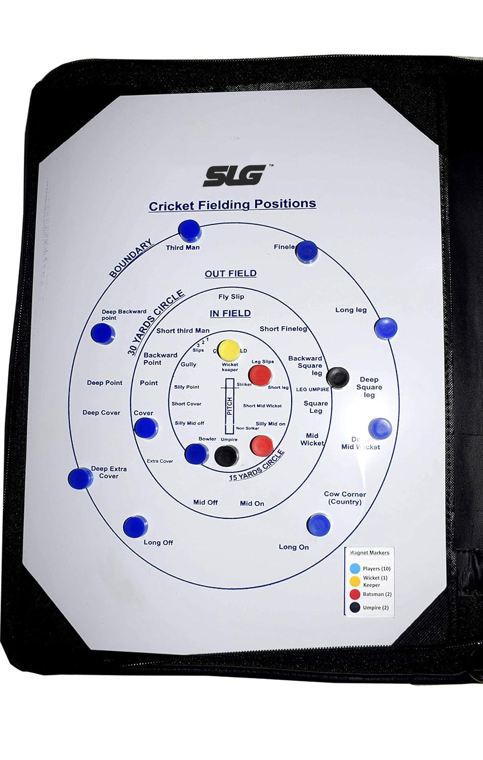 Cricket Coaching Folder With Magnets