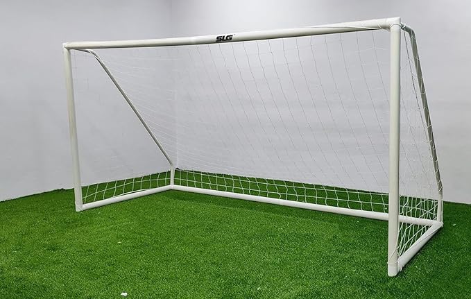 SLG Football Goal Post Size - 5X4x3.5 ft (Small) PVC Soccer Net for Backyard, Training & Match Play