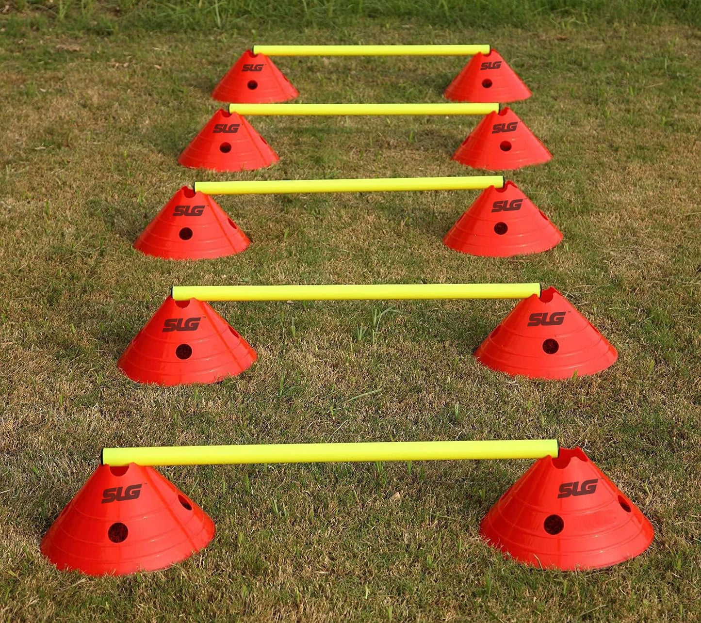 SLG Mega Disc Saucer Cone|Colour :Multicolor|Material:PVC| Packof 20