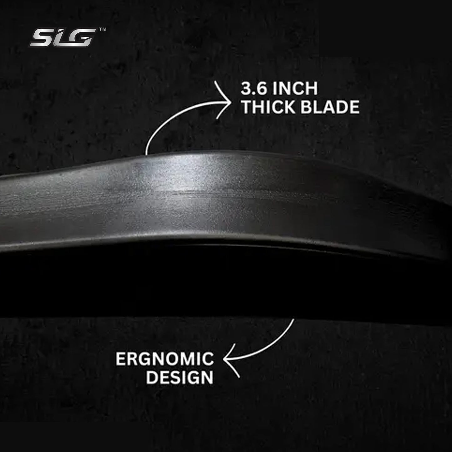 SLG Cricket Plastic Bat Full Size (Black)