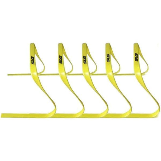 SLG Training Flat Hurdle 12 Inch Pack of 6 – Agility Training Gear | Florocent Yellow
