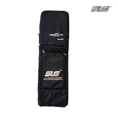 SLG Heavy Plastic Cricket Kit – Full Size | Durable Black Set with Bat, Stumps, Balls & Carry Bag | Ideal for Beginners & Training