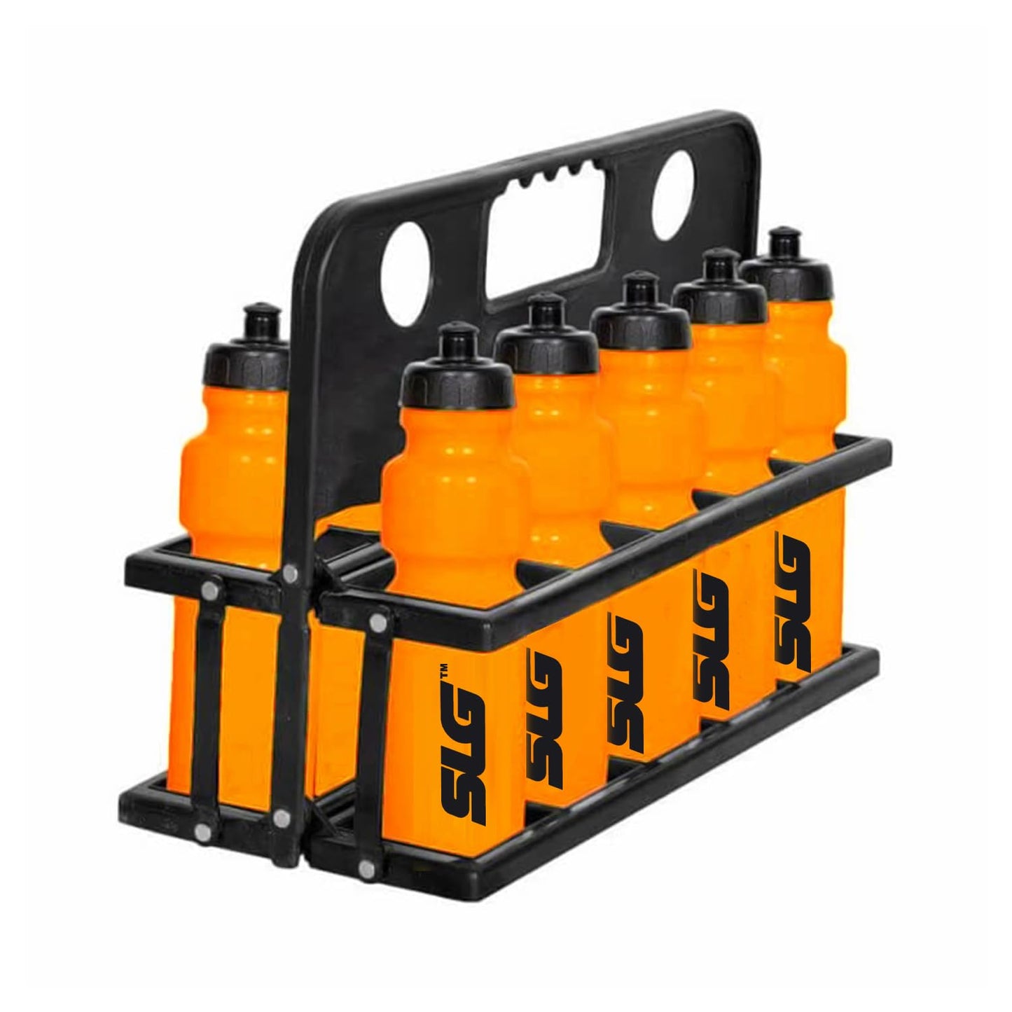 SLG Water Bottle Carrier with 10 Bottles, Durable and Lightweight, Ideal for Sports Teams, Training, and Outdoor Activities (Pack of 1)