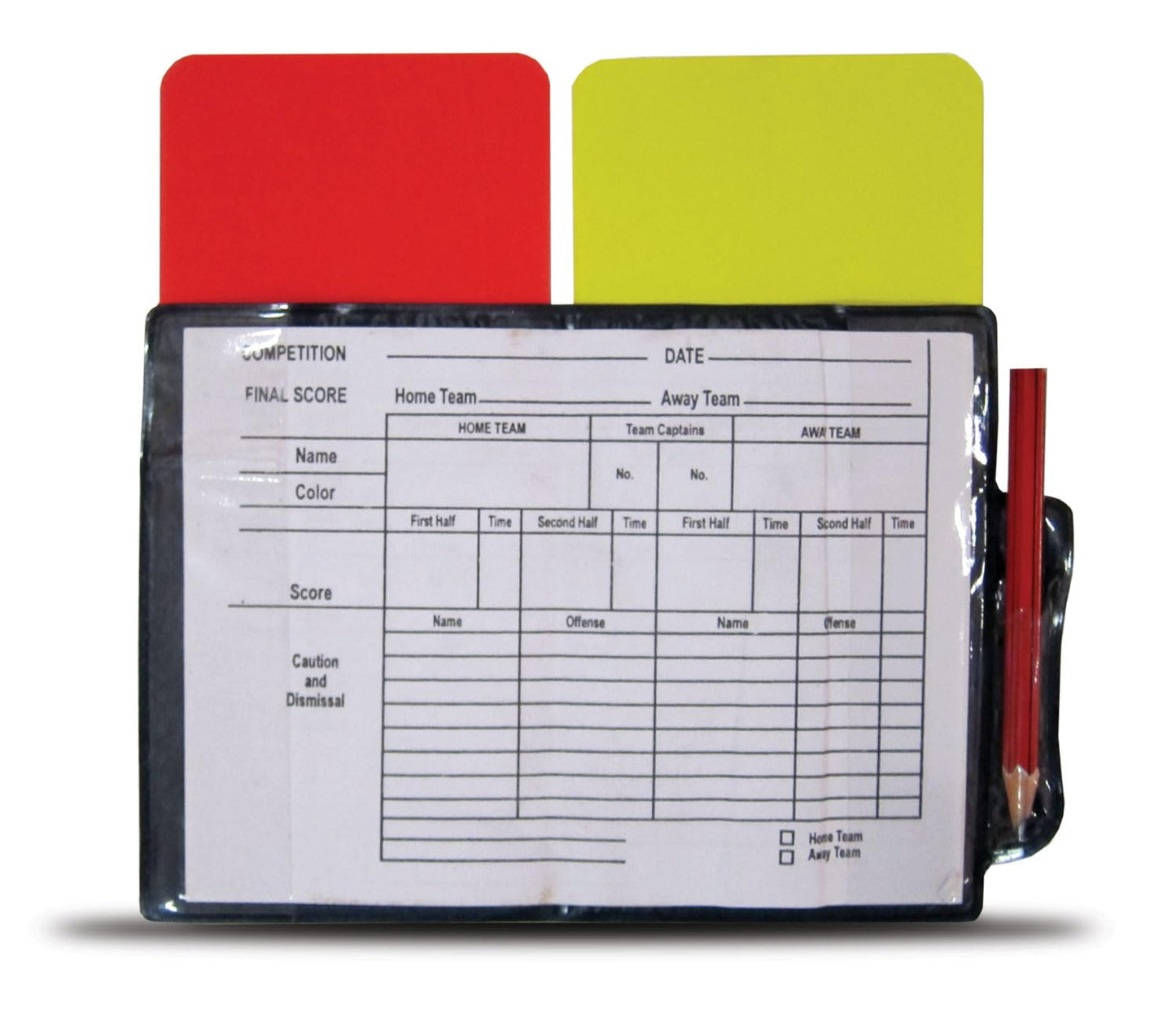 SLG Referee Warning Card Set – Red & Yellow Cards for Football, Soccer & All Sports | Essential Gear for Match Officials