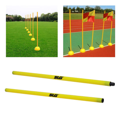 SLG PVC Training Poles – 100cm (Set of 4) | Agility & Speed Training for Team Sports | Durable & Lightweight