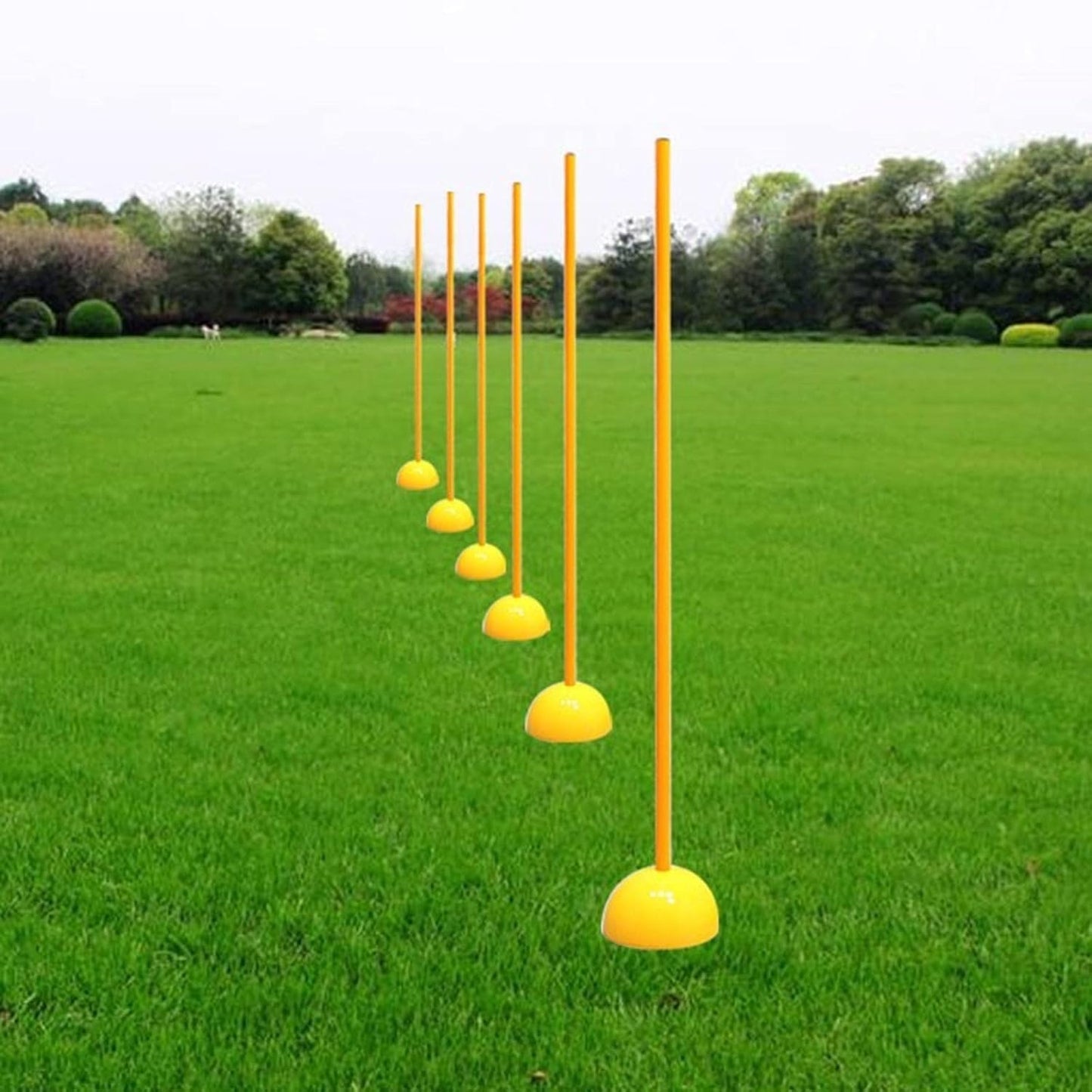 SLG PVC Training Poles – 100cm (Set of 4) | Agility & Speed Training for Team Sports | Durable & Lightweight