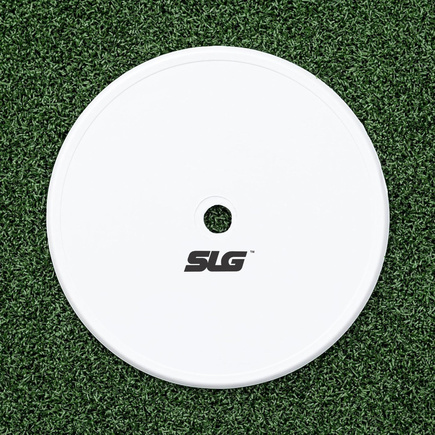 SLG Ground Marker 6 inches Disc White |Colour :White|Material:PVC|Packof 25