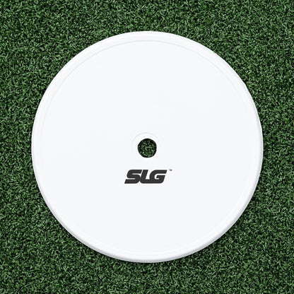 SLG Ground Marker 6 inches Disc White |Colour :White|Material:PVC|Packof 25