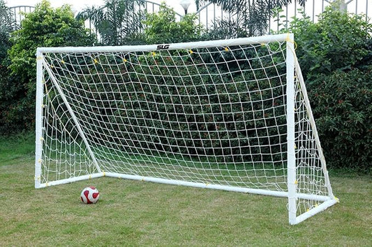 SLG Football Goal Post Size - 5X4x3.5 ft (Small) PVC Soccer Net for Backyard, Training & Match Play