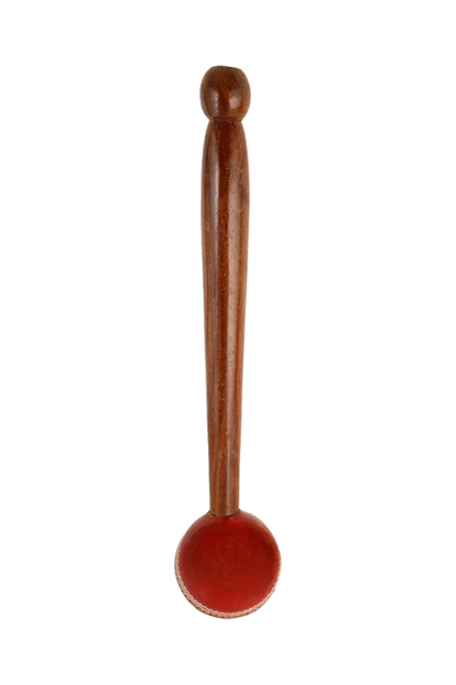 SLG Leather Ball Cricket Bat Wooden Mallet – Bat Knocking Tool for Power & Performance