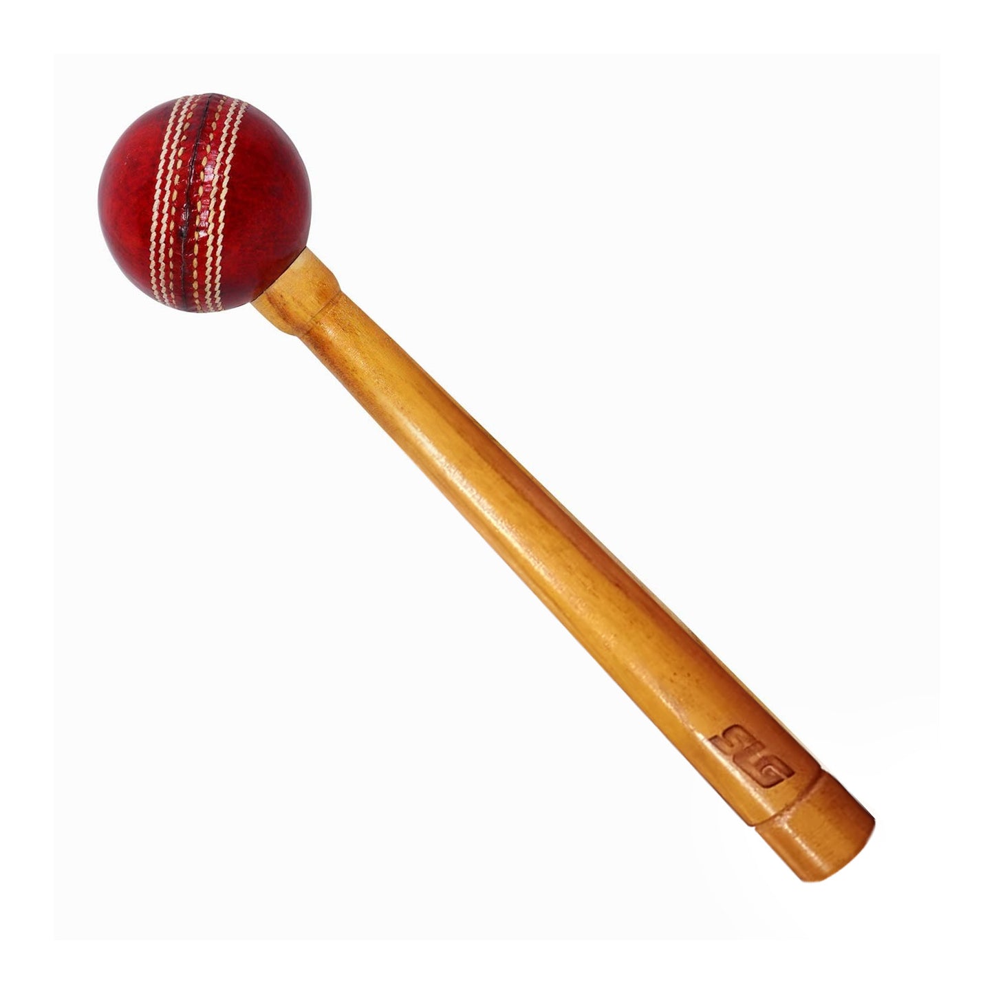 SLG Leather Ball Cricket Bat Wooden Mallet – Bat Knocking Tool for Power & Performance