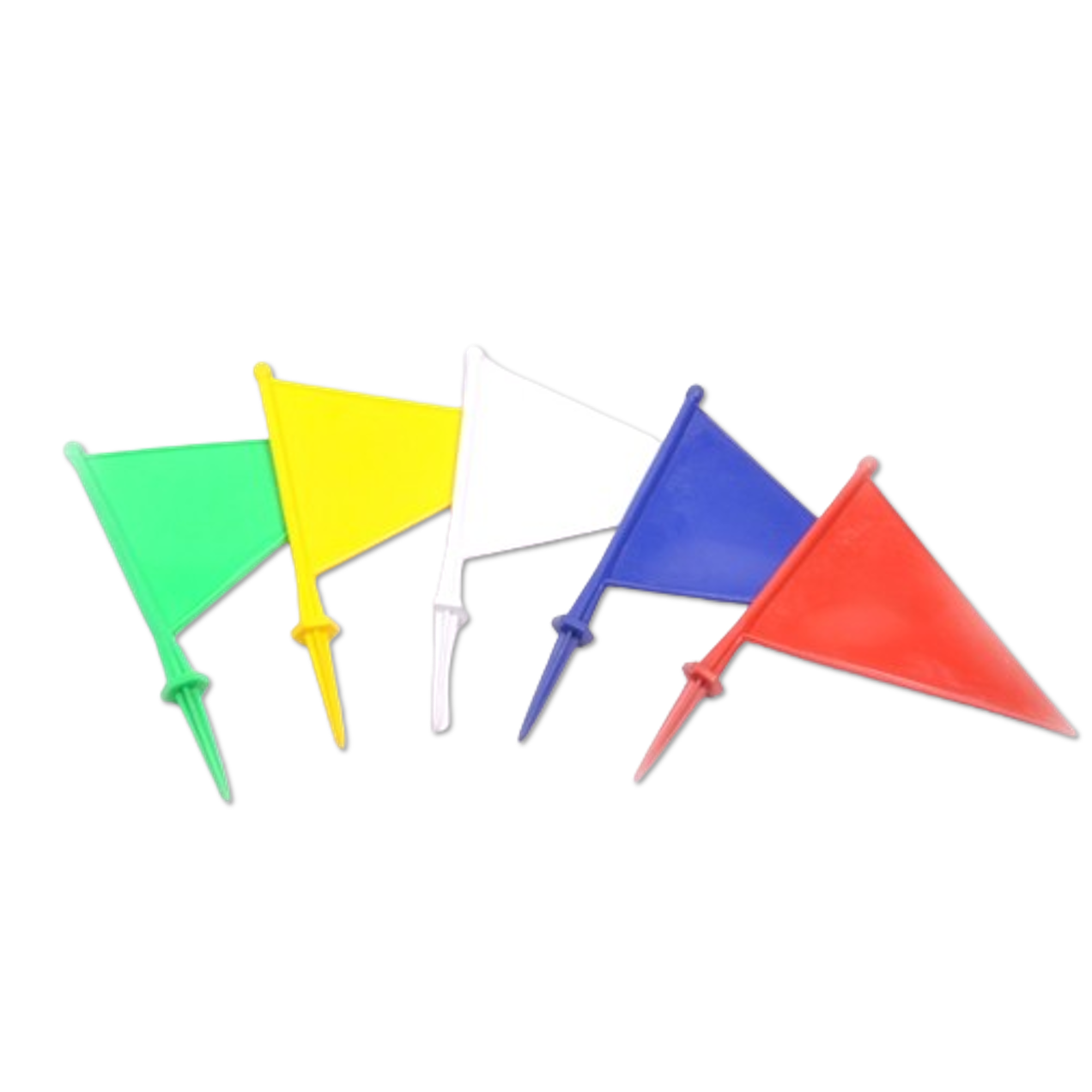 Colour boundary flags multicolour pack of 12