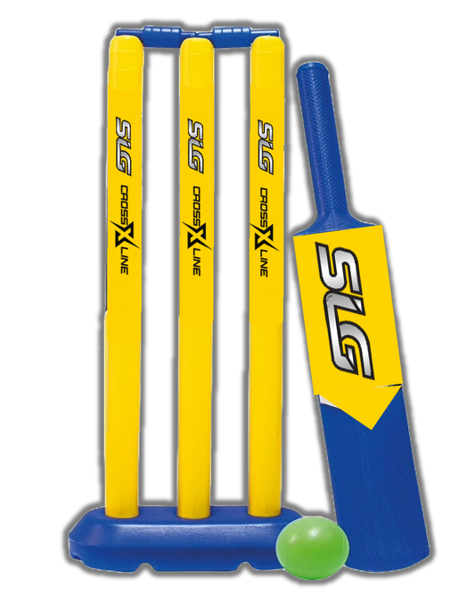 Plastic Cricket Set with bag( 1 bat, 4 stump, 2 base, 1 ball, 2 bails)