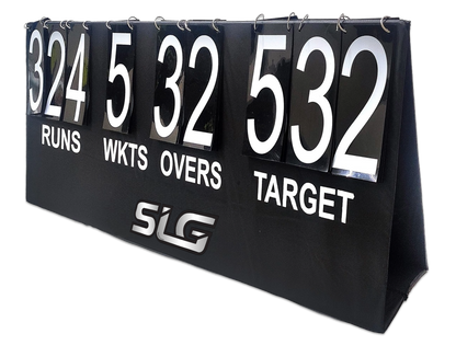SLG Cricket Scoreboard Academy |Colour :Black|Material:PVC